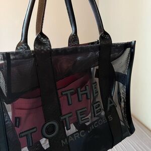 Marc Jacobs Large Black Mesh Tote